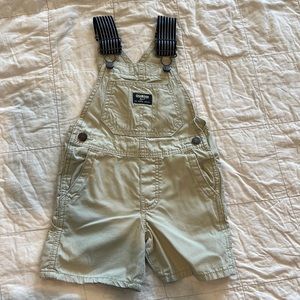 OshKosh Khaki Overall Shorts